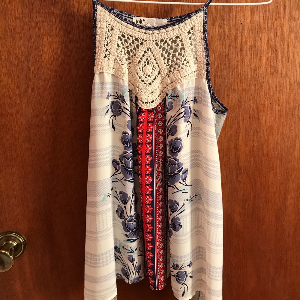 Floral tank top